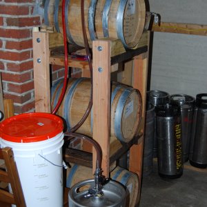 emptying barrel