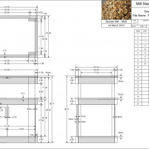 Monster Mill Table (Plan View)