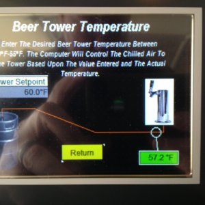 Touch Screen Controlled Kegerator