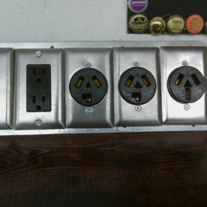old receptacle plate