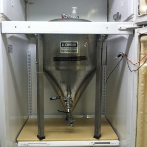 conical in fridge