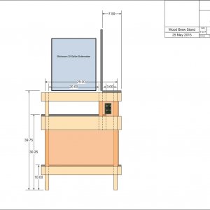 3. Brewstand Design Drawings - Plan View Side