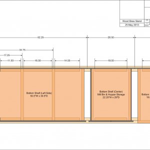 6. Brewstand Design Drawings - Plan View Tier 3