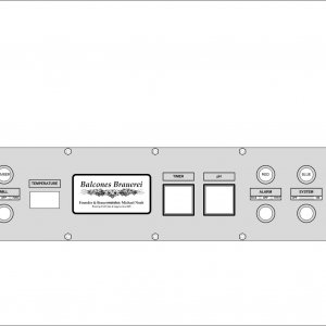 8. Brewstand Design Drawings - Front Panel for Common Usage