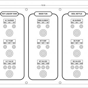 9. Brewstand Design Drawings - Interior Panel for Manual Operation
