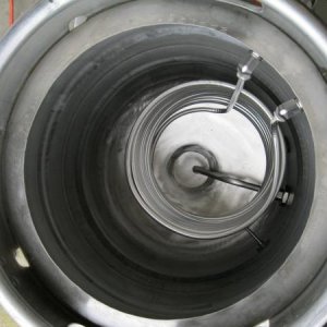 HLT with 50' HERMS coil for Mesh Tun