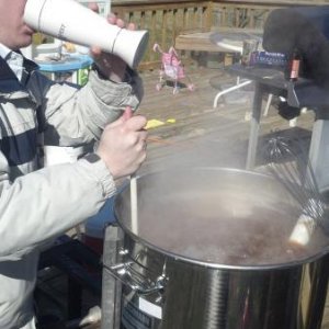 Jim drinkin and brewin