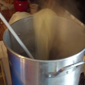 Decoction with mash hops