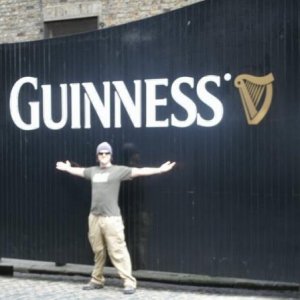 Gate to the brewery tour entrance in Dublin. St. James' Gate was on the other side.
