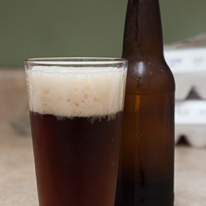 Warsteiner Dunkel clone. Last bottle of my first brew.