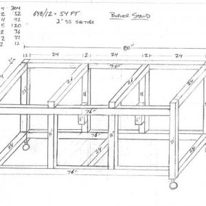 Burner Stand Drawing