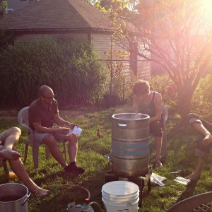 At home brewing