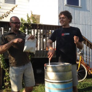 At home brewing