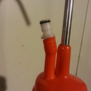 Carboy cap mods. for siphoning