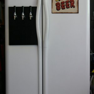 Kegerator project -- completed exterior