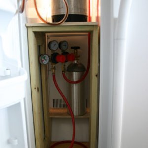 Kegerator project -- keg stand