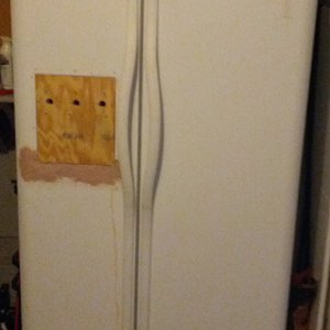 Kegerator project -- door repair 1