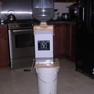 The Valley Mill with diy hopper enlargement