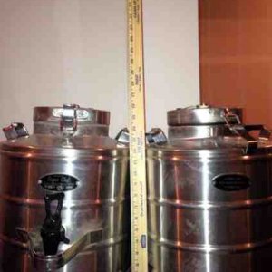 3 gallon stainless urns