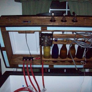 Keezer inside - collar lifted