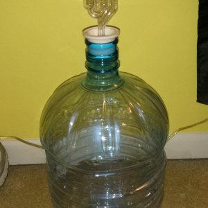 Sams club water bottle carboy with airlock