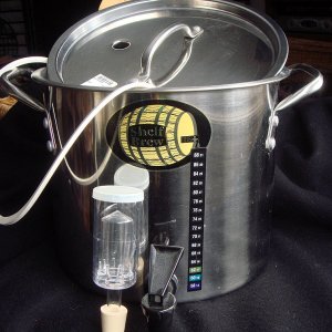 6 liter stainless steel fermenting pot