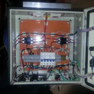 Finished back wiring