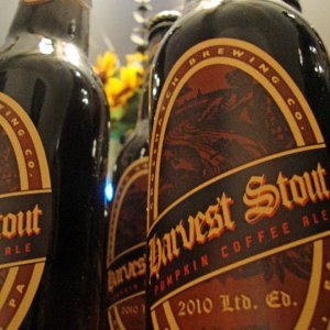 Coffee Pumpkin Stout Labels