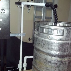 HLT tank fill arm