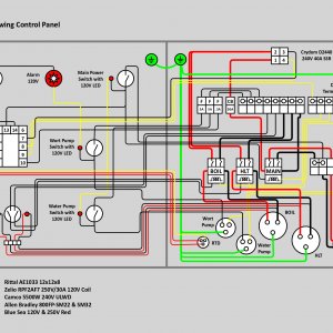 Rego Brewing Control Panel Schematic