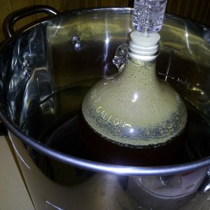 Caked-on Yeast