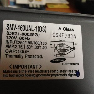 Samsung Exhaust Fan