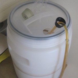 Transferring to bottling fermenter