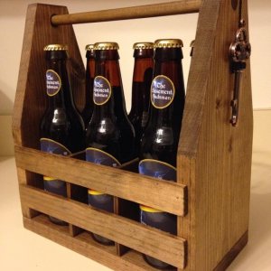 "Dunkel Blitz" in home made carrier