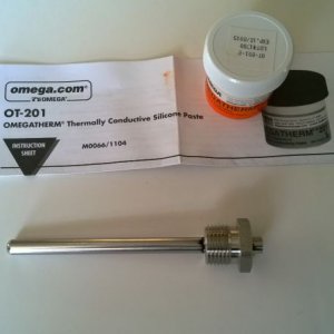 thermowell and thermal grease