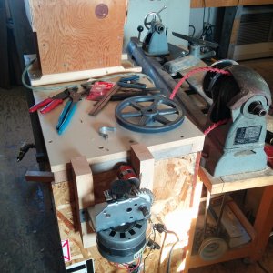 Motorized grain mill