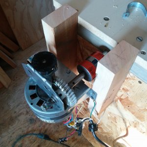 Motorized grain mill