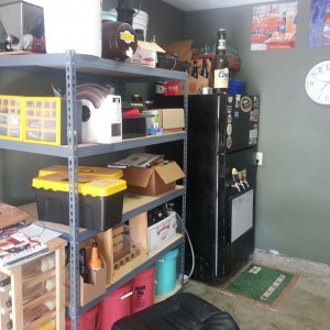 Kegerator and storage