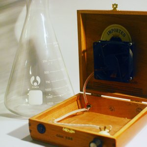 Cigar box stir plate inside, Ashton model
