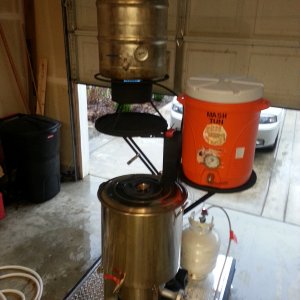 Home Made 3 Tier Gravity System