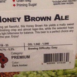 Brewers Best Honey Brown Ale