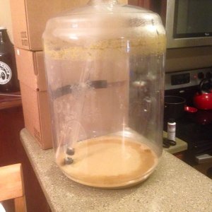 Honey Brown Ale empty Carboy