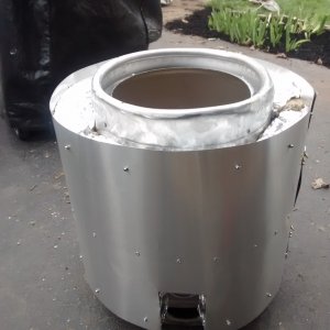 mash tun with insulation jacket
