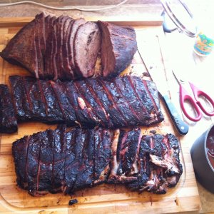 Brisket and Ribs