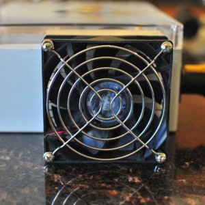Peltier hot side fan