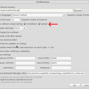 Files->Preferences