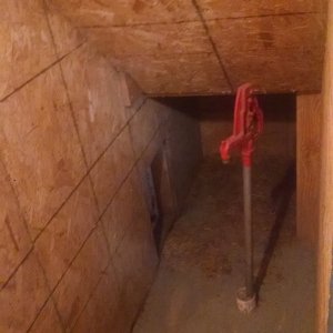 inside closet