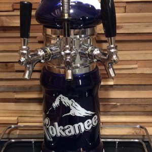 Beer tap.