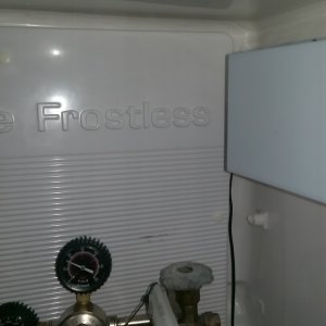 Inside kegerator