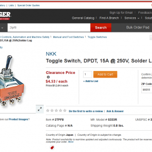 NKK 2TPF8 Switch